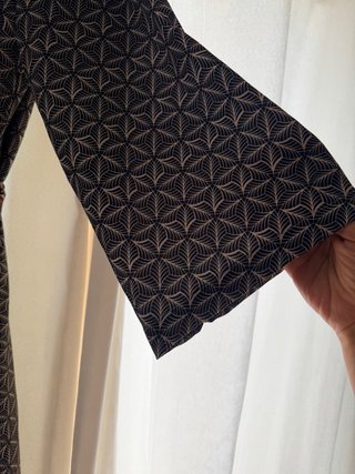 Kimono Étnico Negro Talla Única
