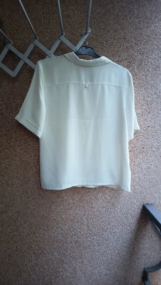 Camisa color crema Vintage talla L/XL
