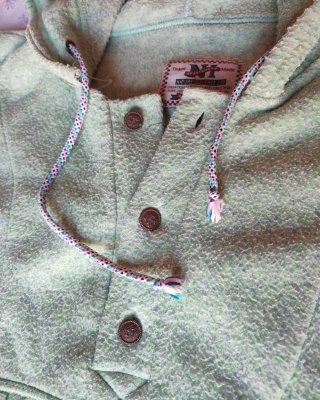 Sudadera deportiva de invierno color turquesa