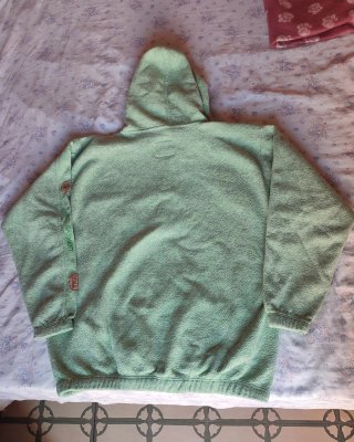 Sudadera deportiva de invierno color turquesa