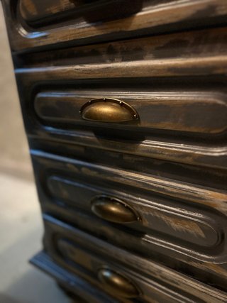 Mesa de Cabeceira Vintage Restaurada / Móvel de Ga