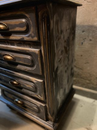 Mesa de Cabeceira Vintage Restaurada / Móvel de Ga