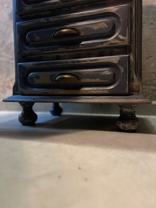 Mesa de Cabeceira Vintage Restaurada / Móvel de Ga