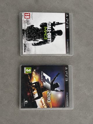 Juegos PS3 Call of Duty MW3 y F1 2010