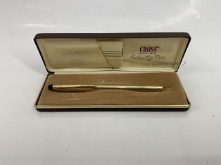 boligrafo cross dorado