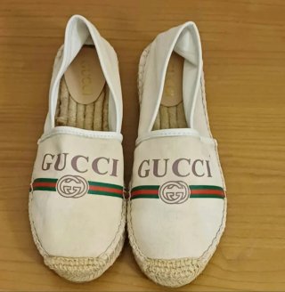 Alpargatas Gucci Beige