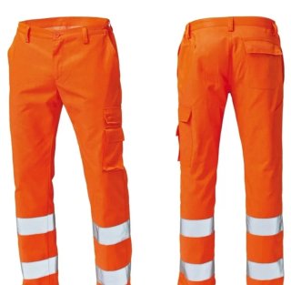 Pantaloni da lavoro resistenti arancioni