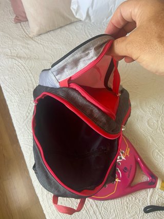 Mochila y pala pádel junior Artengo