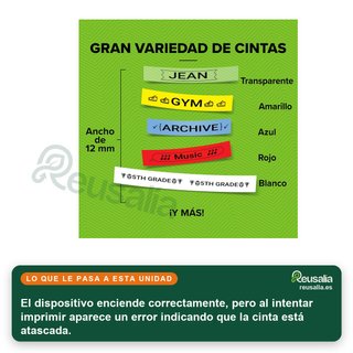 - DYMO LetraTag LT-100H etiquetadora portátil