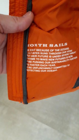 Gilet bimbo North Sails arancione 6 anni