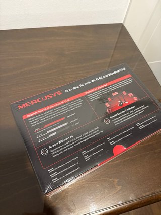 Adaptador Wi-Fi 6E Bluetooth 5.2 Mercusys AXE5400