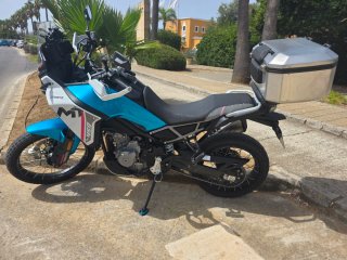 CF Moto 450 MT Aventura Azul/Blanco