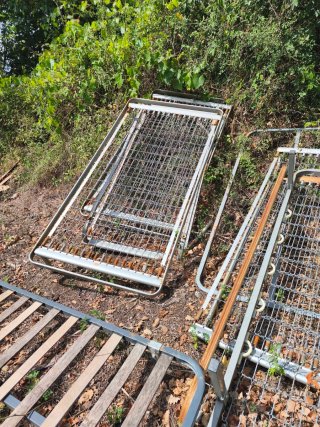 7 Somieres Metal Para Vallar Huerto, Gallinas, etc