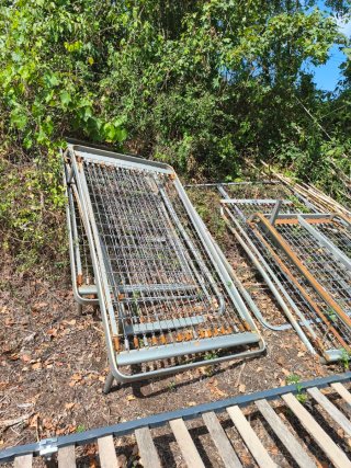 7 Somieres Metal Para Vallar Huerto, Gallinas, etc
