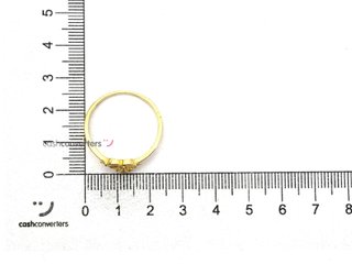 sortija plata 925mm con piedra con circonita