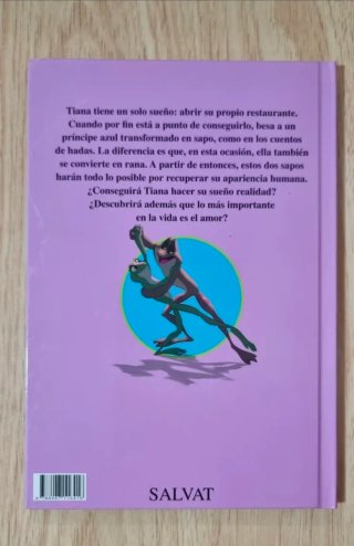 Clásico cuento Disney. "Tiana y el sapo". Salvat.