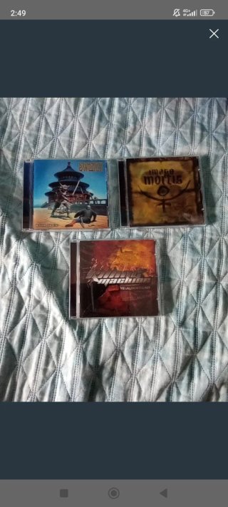 3 CDs de Música Heavy Metal