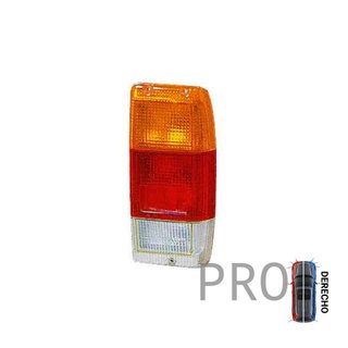 Piloto Trasero Con Portalámparas Ambar Blanco Rojo - Derecho - Nissan VANETTE (1984-1989)