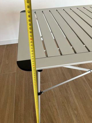 Mesa Camping Plegable Cuadrada