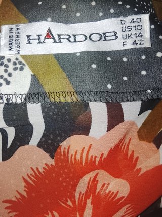 Blusa Vintage Hardob Talla L Mujer