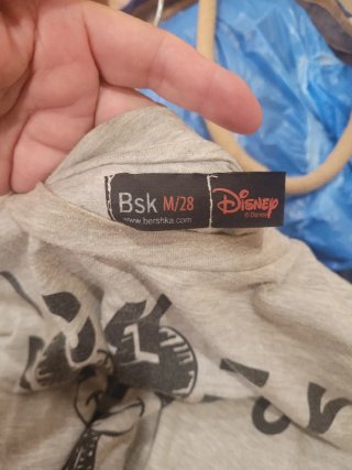 Camiseta Mickey Mouse Gris Talla M