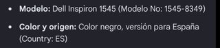 Pantalla Dell Portátil Negra