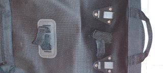 Funda portatil de Bici plegable y Alforja trasera