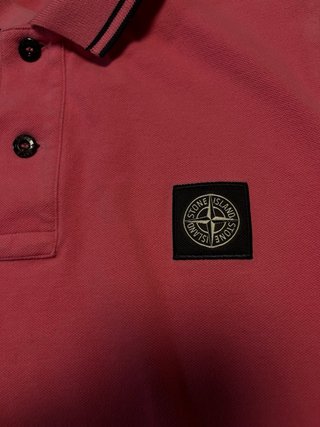 Polo Stone Island Talla S Rosa