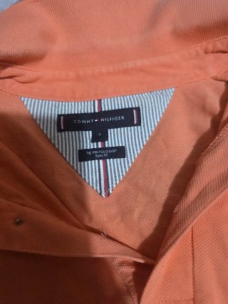 Polo Tommy Hilfiger Naranja Talla S