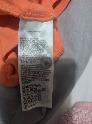 Polo Tommy Hilfiger Naranja Talla S
