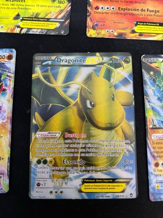 Lote Cartas Pokémon EX
