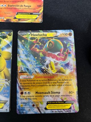 Lote Cartas Pokémon EX