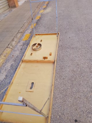 Mesa profesional para empapelar