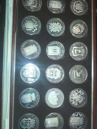 Colección 54 Monedas Plata