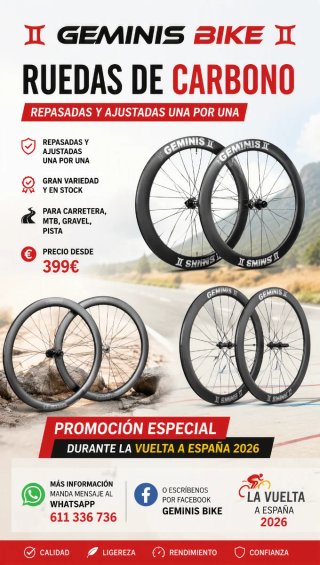 Ruedas de Carbono Geminis