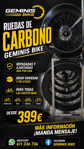 Ruedas de Carbono Geminis