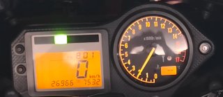 Honda CBR600F 2007 Sportbike Roja y Negra