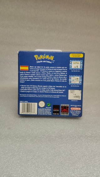 🇪🇸 Caja y Manual Pokémon Azul ORIGINAL Game Boy