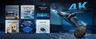 EZCAST Ultra U2 Adaptador 4K WiFi6 H265 HDMI