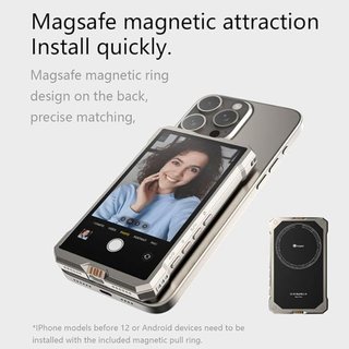 ZTIANFOTO Pantalla magnética Bluetooth 4'' visor