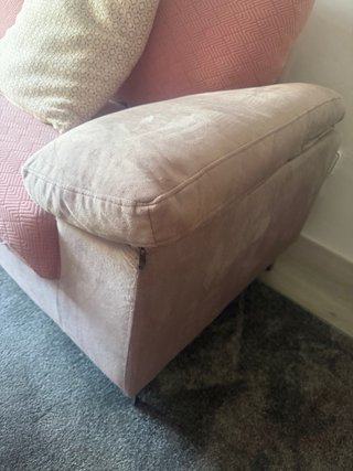 Sofá Rosa Palo Terciopelo regalo