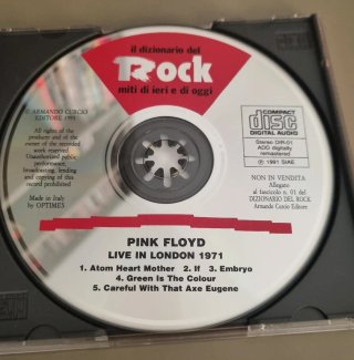 CD Pink Floyd Live in London 1971