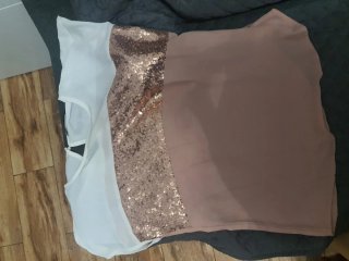 Blusa con lentejuelas