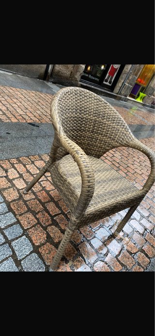 Sillas de mimbre para exterior