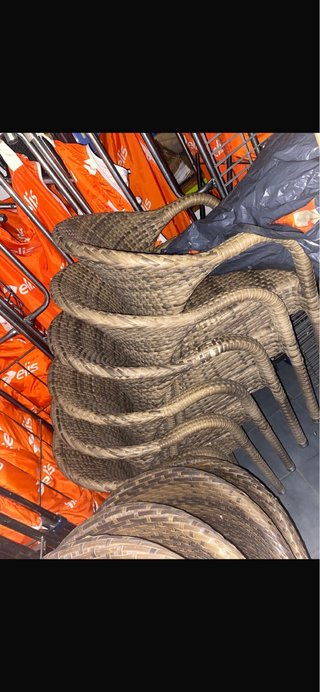 Sillas de mimbre para exterior