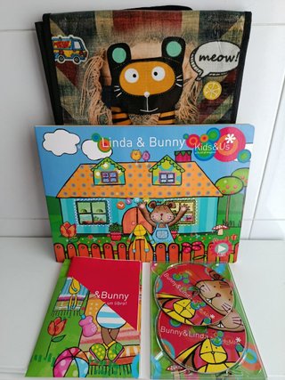 Pack Kids&Us Mousy y Linda&Bunny + CDs
