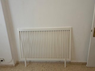 Cabecero de madera blanco 140x110x5 cm