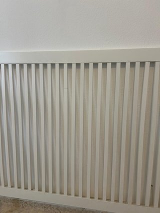 Cabecero de madera blanco 140x110x5 cm