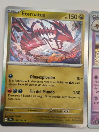 Lote Pokémon: Eternatus + Claydol Holo Raras tcg