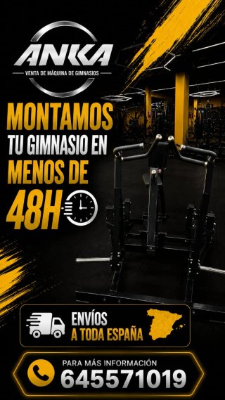 Máquinas de Gimnasio ANKA - Montaje Rápido